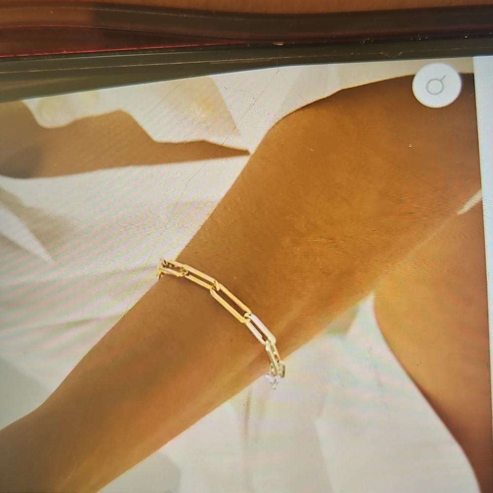 JENNY BIRD Two-Tone Gold and Silver Chain Bracelet - Picture 9 of 9